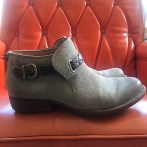 Born leather booties